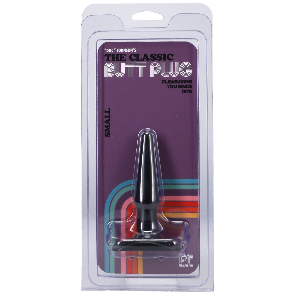 Doc Johnson Classic Butt Plug Smooth Black Small