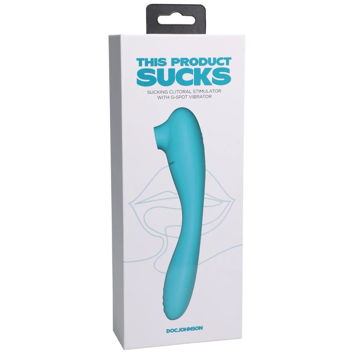 This Product Sucks Sucking Clitoral Stimulator With G-Spot Vibrator Blue