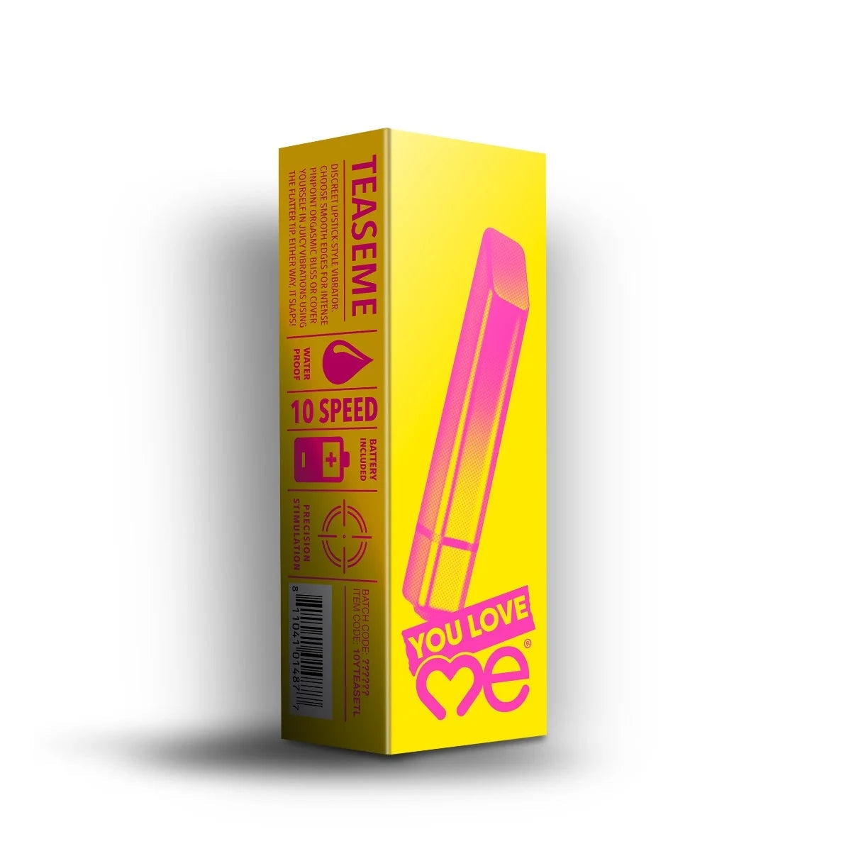 You Love Me Tease Me Bullet Vibrator Green