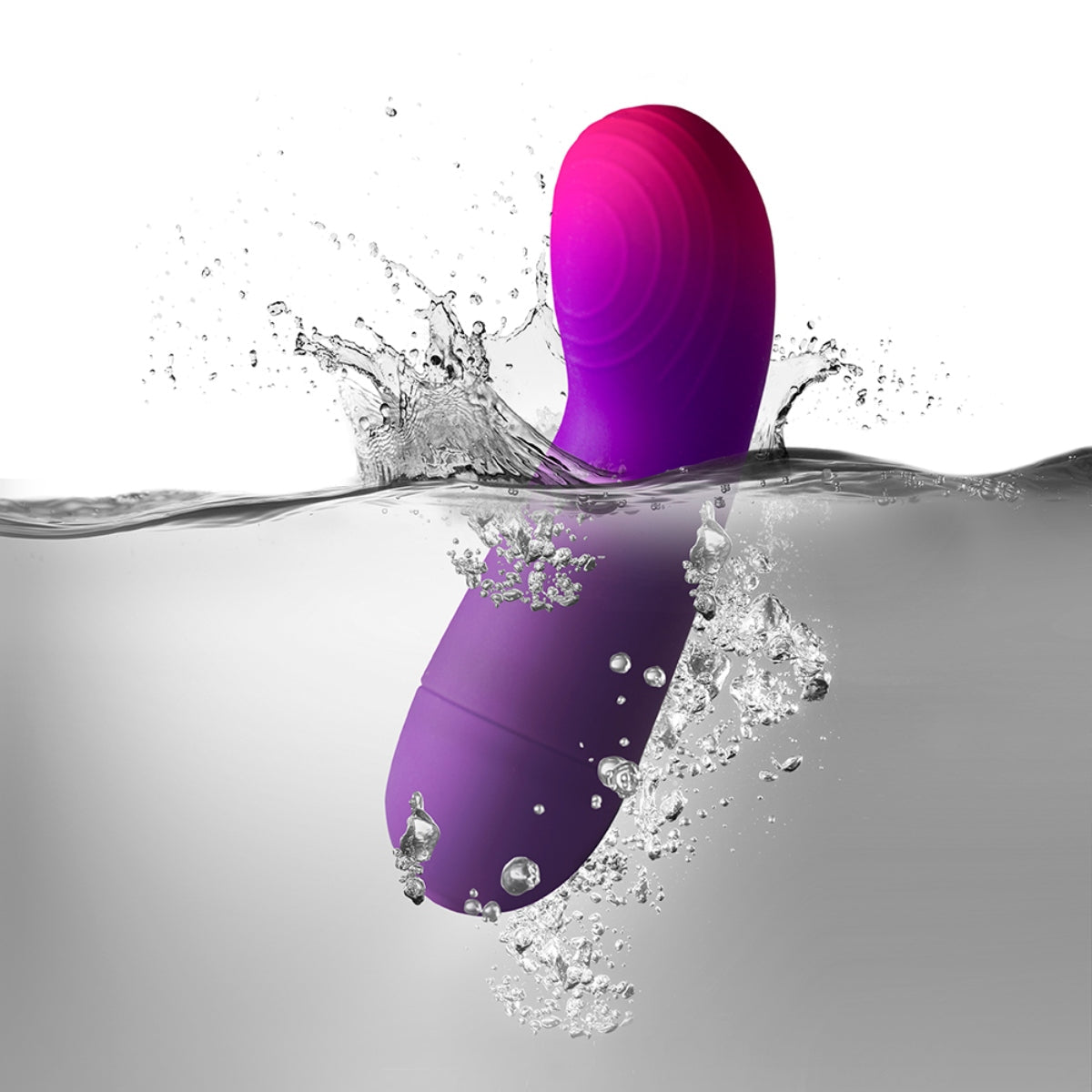 Rocks Off Glo-Girl G-Spot Vibrator Purple Pink