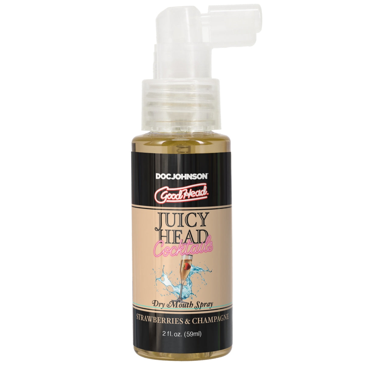 GoodHead Juicy Head Cocktails Dry Mouth Spray Strawberries & Champagne 2oz