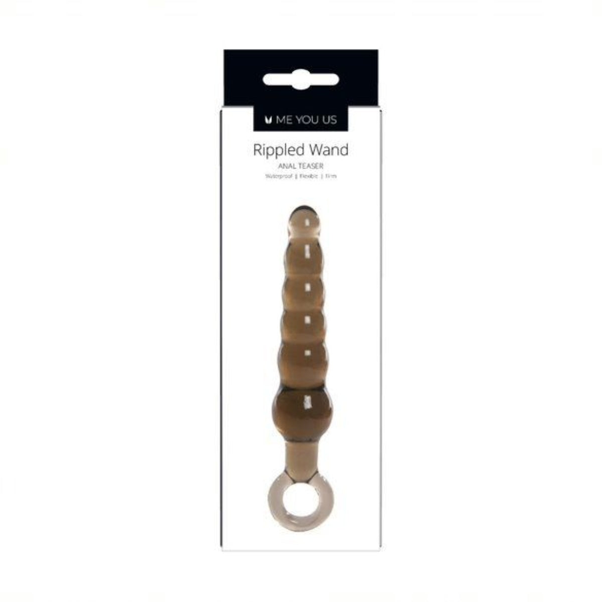 Me You Us Rippled Wand Anal Teaser Butt Plug Smoke - Simply Pleasure