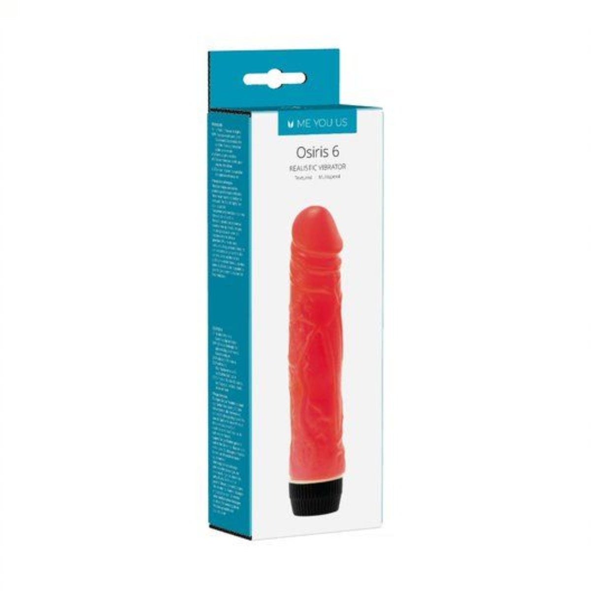 Me You Us Osiris 6 Realistic Vibrator Red - Simply Pleasure