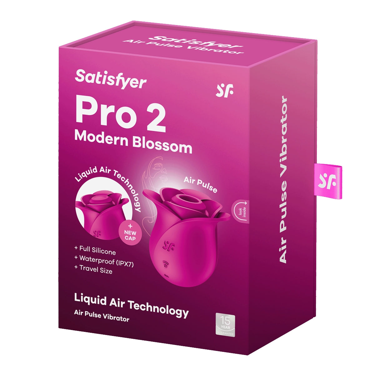 Satisfyer Pro 2 Modern Blossom Air Pulse Vibrator Hot Pink