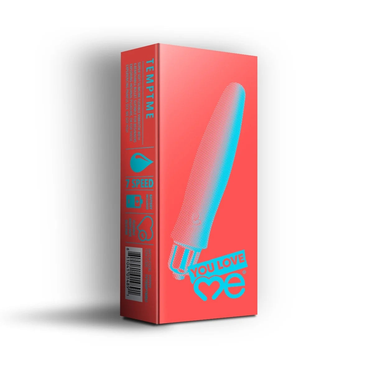 You Love Me Tempt Me Slimline Vibrator Lilac