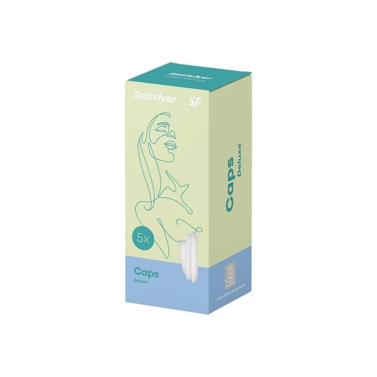 Satisfyer Deluxe Caps White