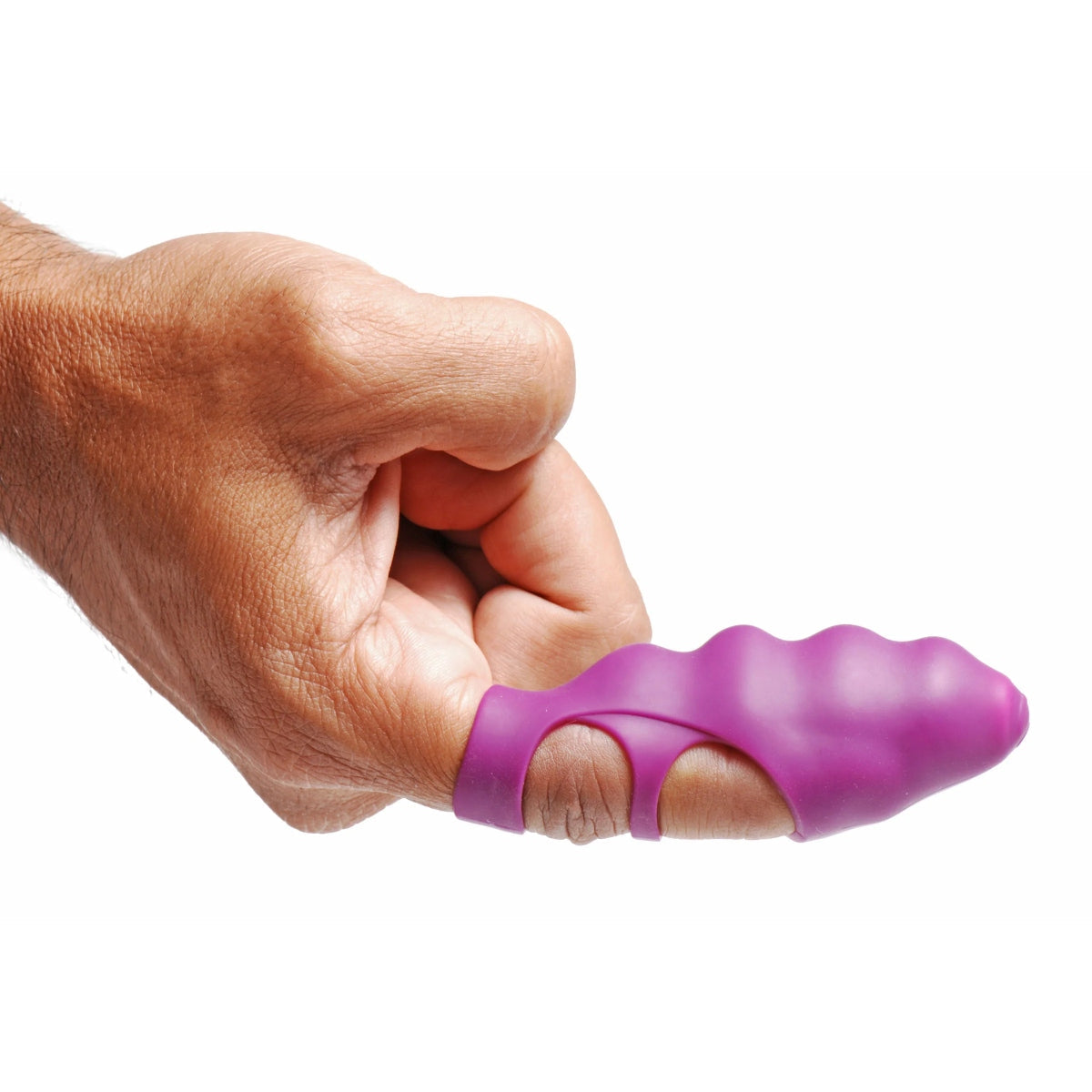 Frisky Ripples Finger Bang Her Vibrator Purple