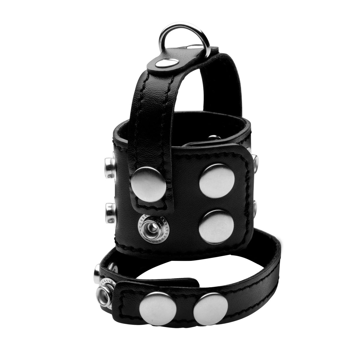 Strict Cock Strap & Ball Stretcher Black