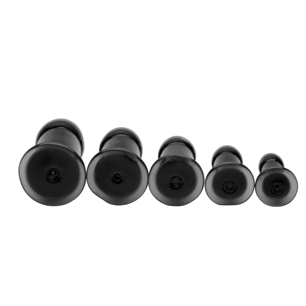 Master Series Expansion Anal Dilator Butt Plug Set Black