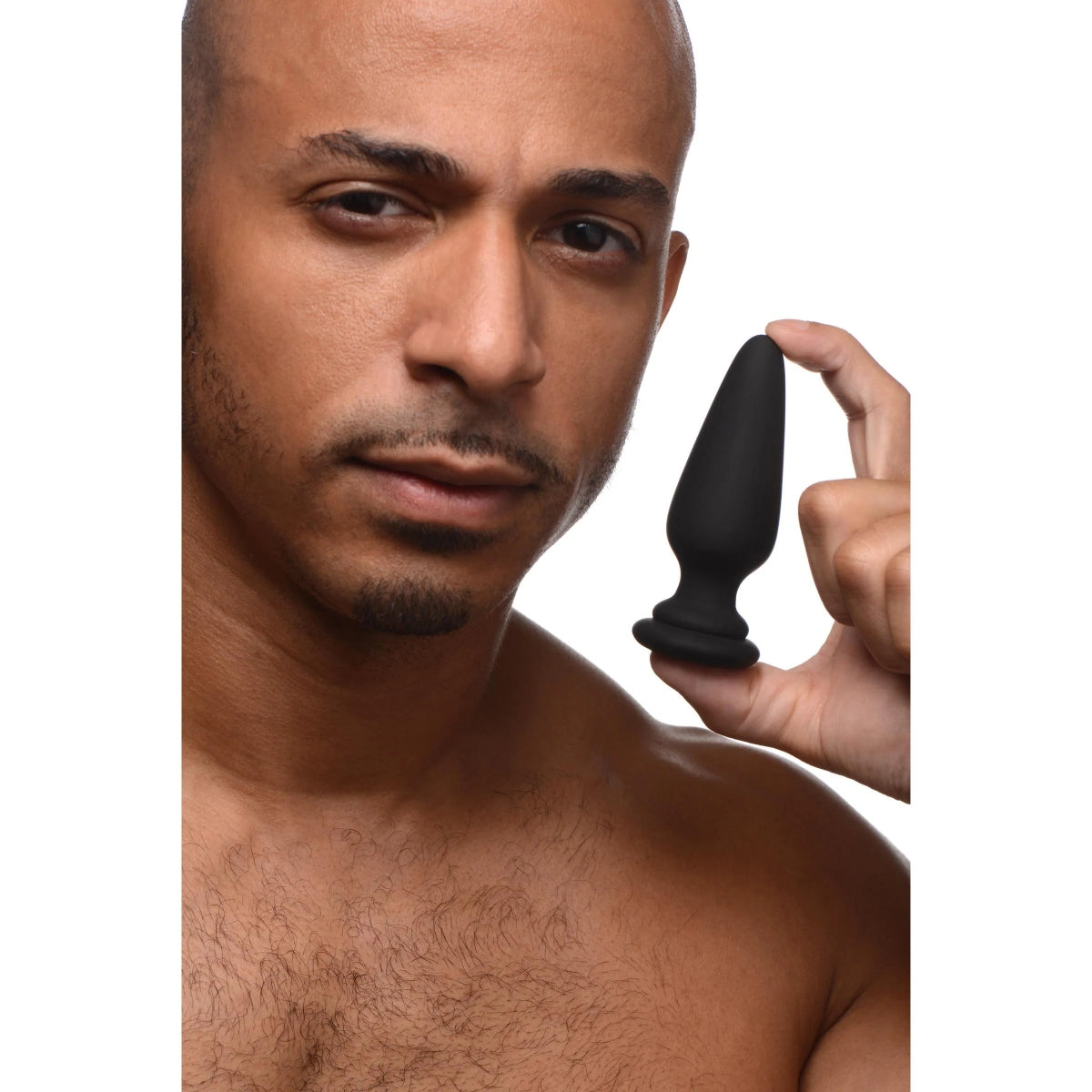 Tailz Snap-On Interchangeable Silicone Butt Plug Black Small