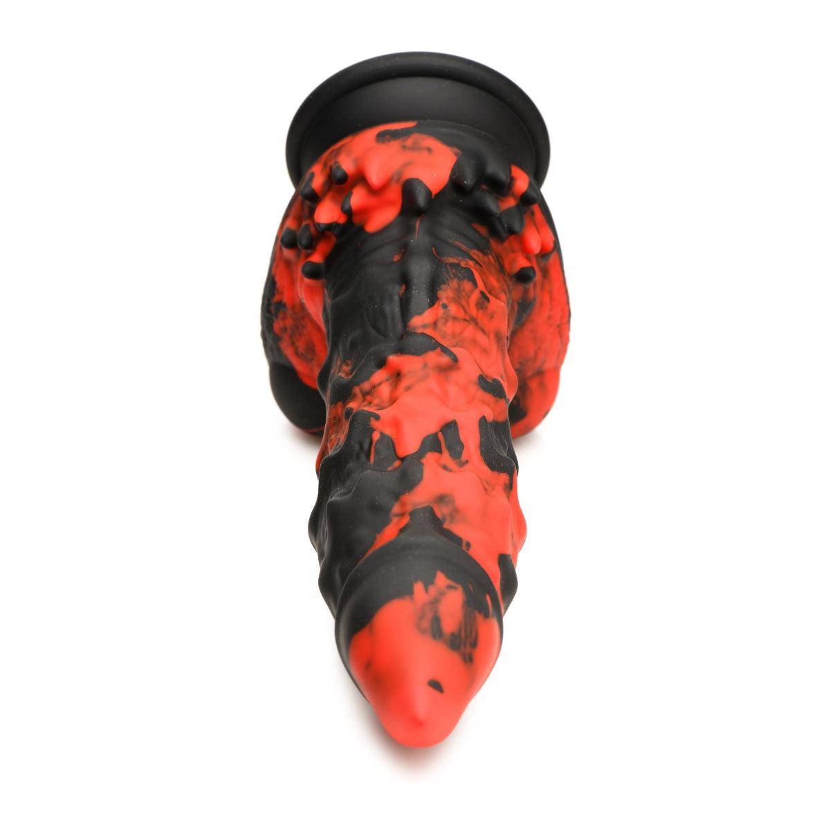 Creature Cocks Fire Demon Monster Silicone Dildo Black Red - Simply Pleasure