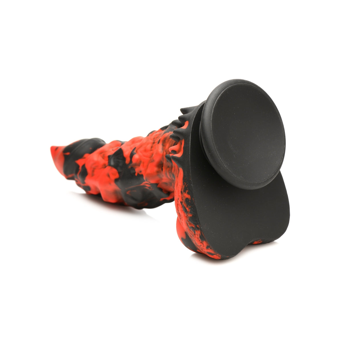 Creature Cocks Fire Demon Monster Silicone Dildo Black Red - Simply Pleasure