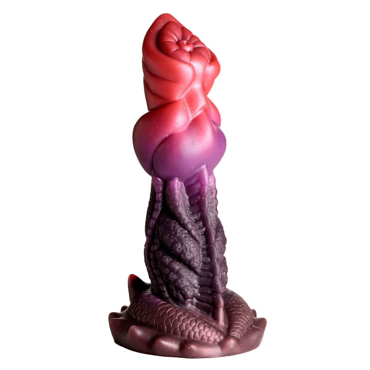 Creature Cocks Deep Diver Silicone Dildo Red Purple