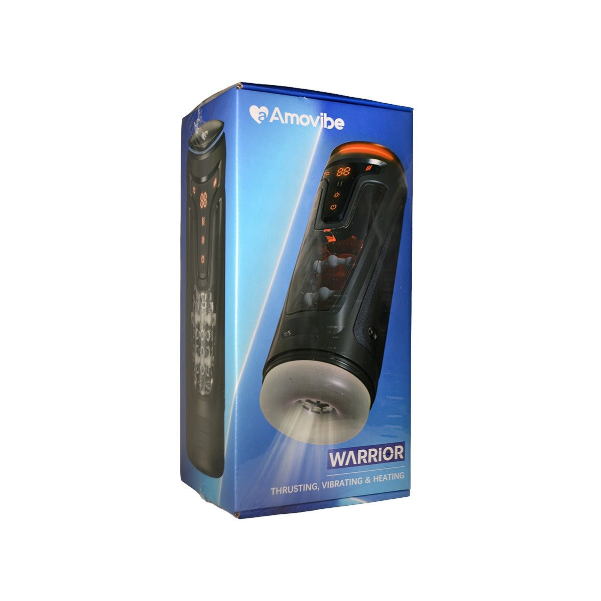 Amovibe Warrior Thrusting Male Masturbator Black