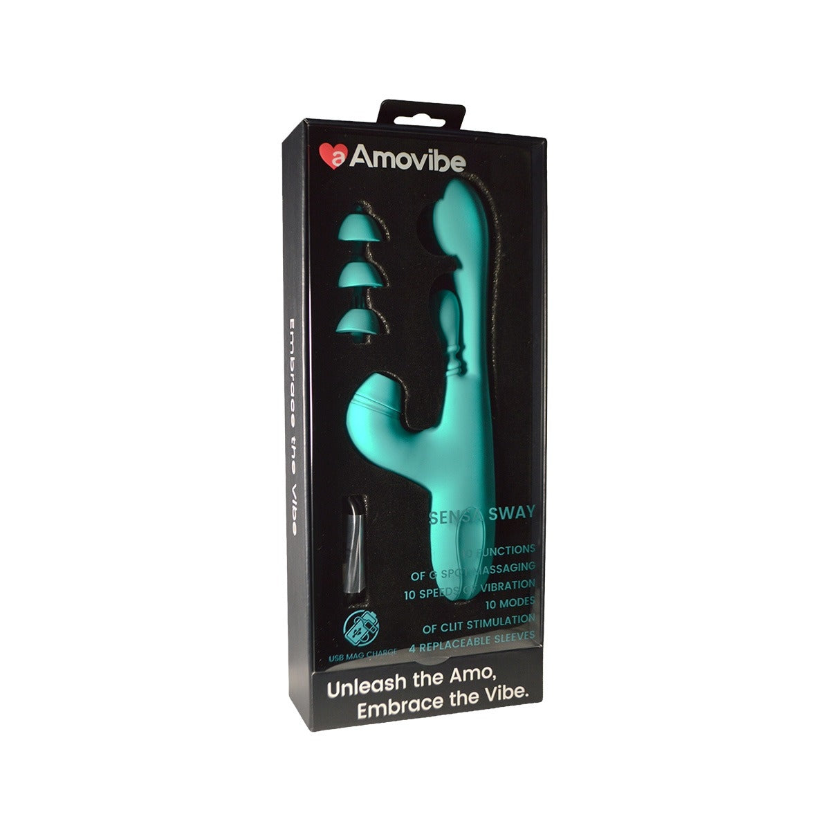 Amovibe Sensa Sway G-Spot Vibrator Turquoise