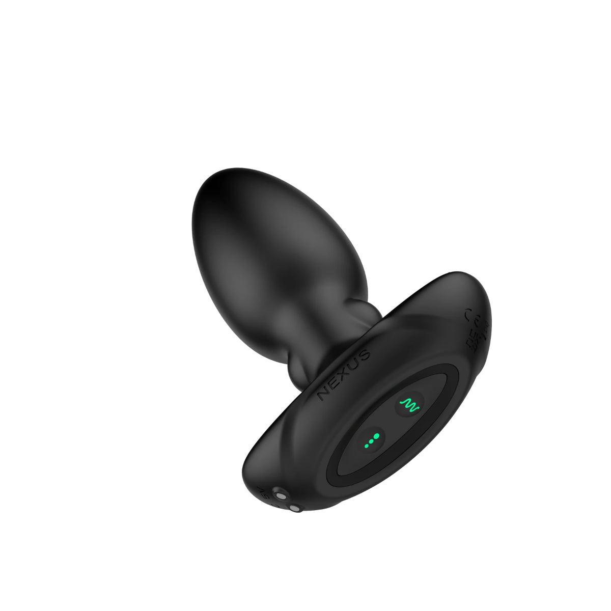 Nexus Beat Thumping & Vibrating Rechargeable Butt Plug Black