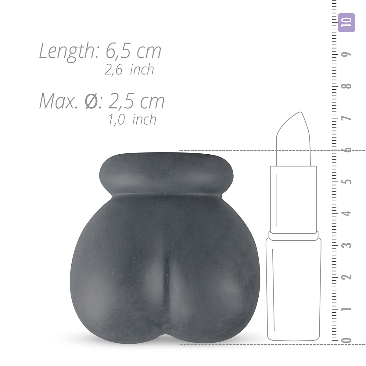 Boners Liquid Silicone Ball Pouch Grey - Simply Pleasure