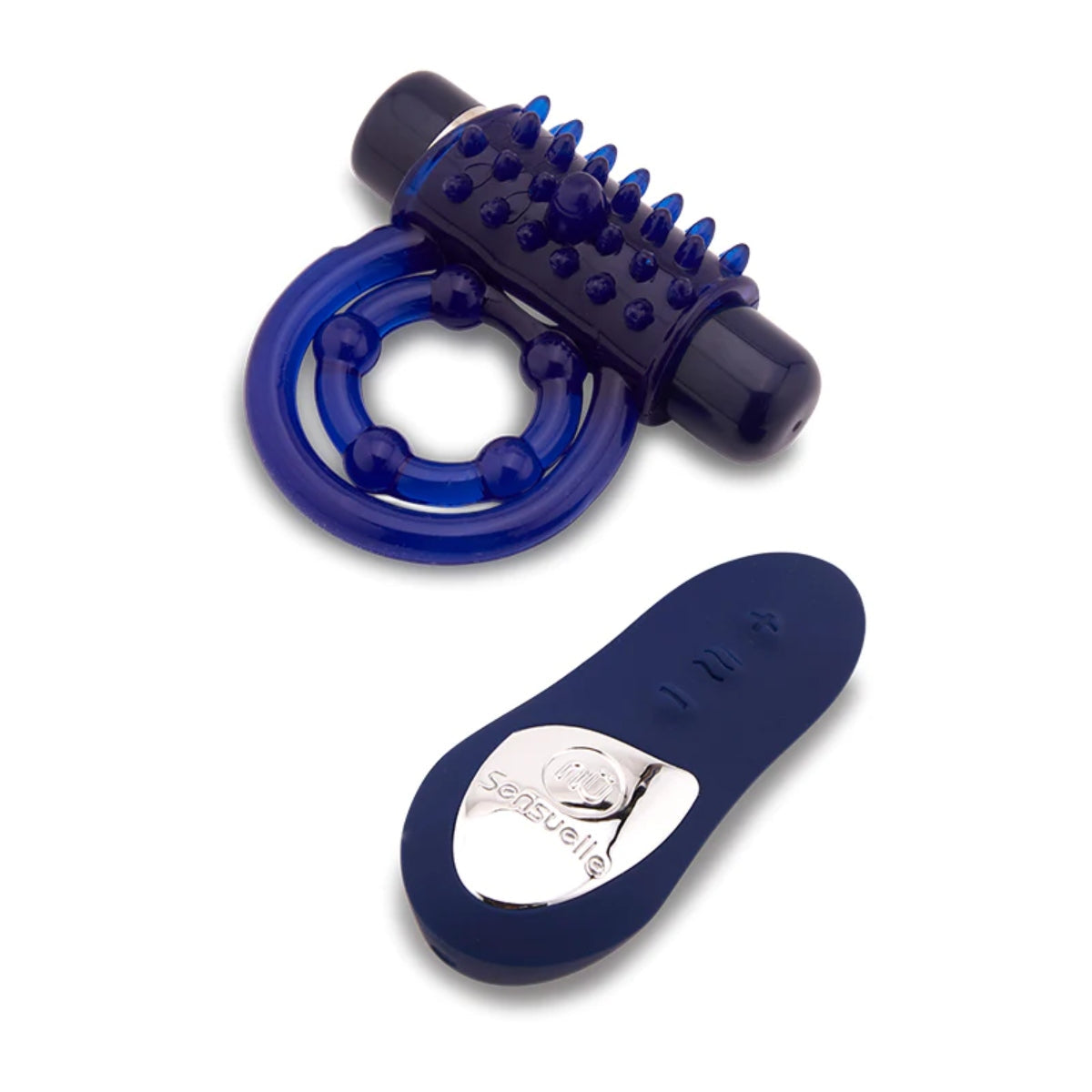 Nu Sensuelle Endure Remote Control Vibrating Cock Ring Blue