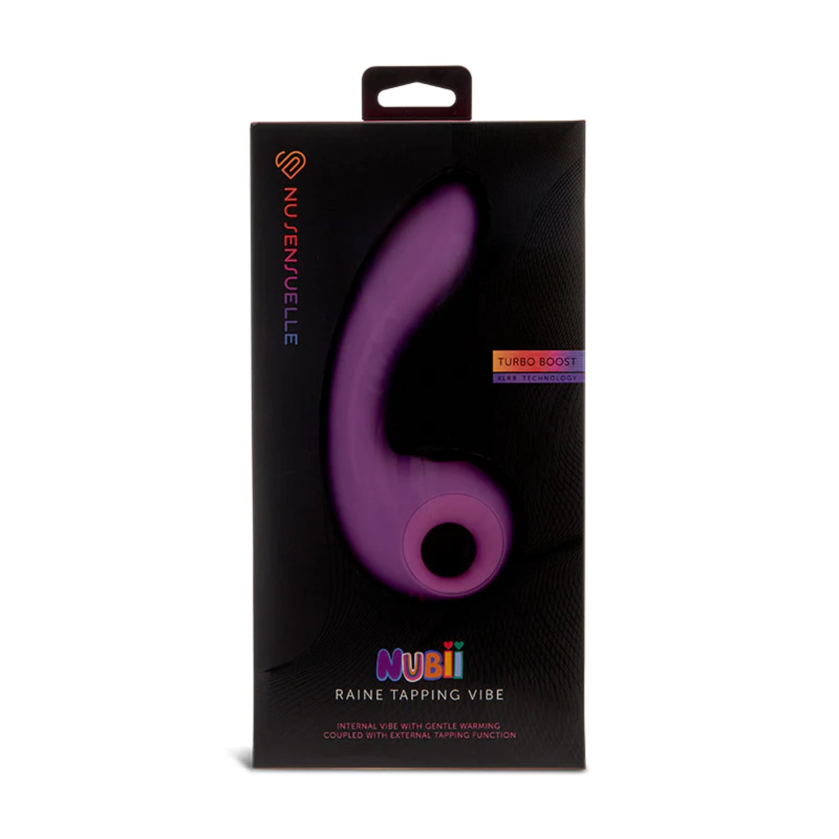 Nu Sensuelle Raine Nubii External Warming & Tapping Vibrator Purple