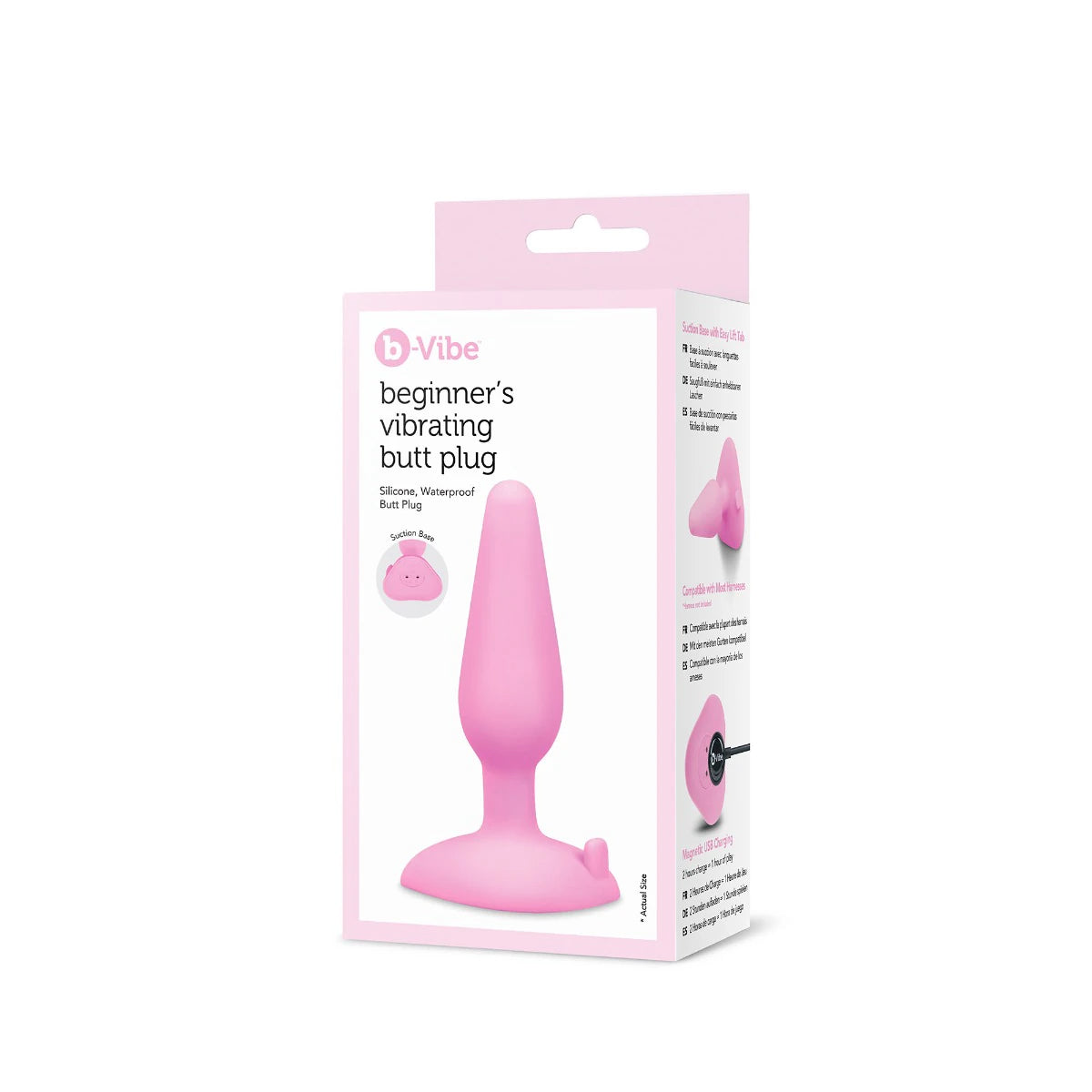 b-Vibe Beginner's Vibrating Butt Plug Pink