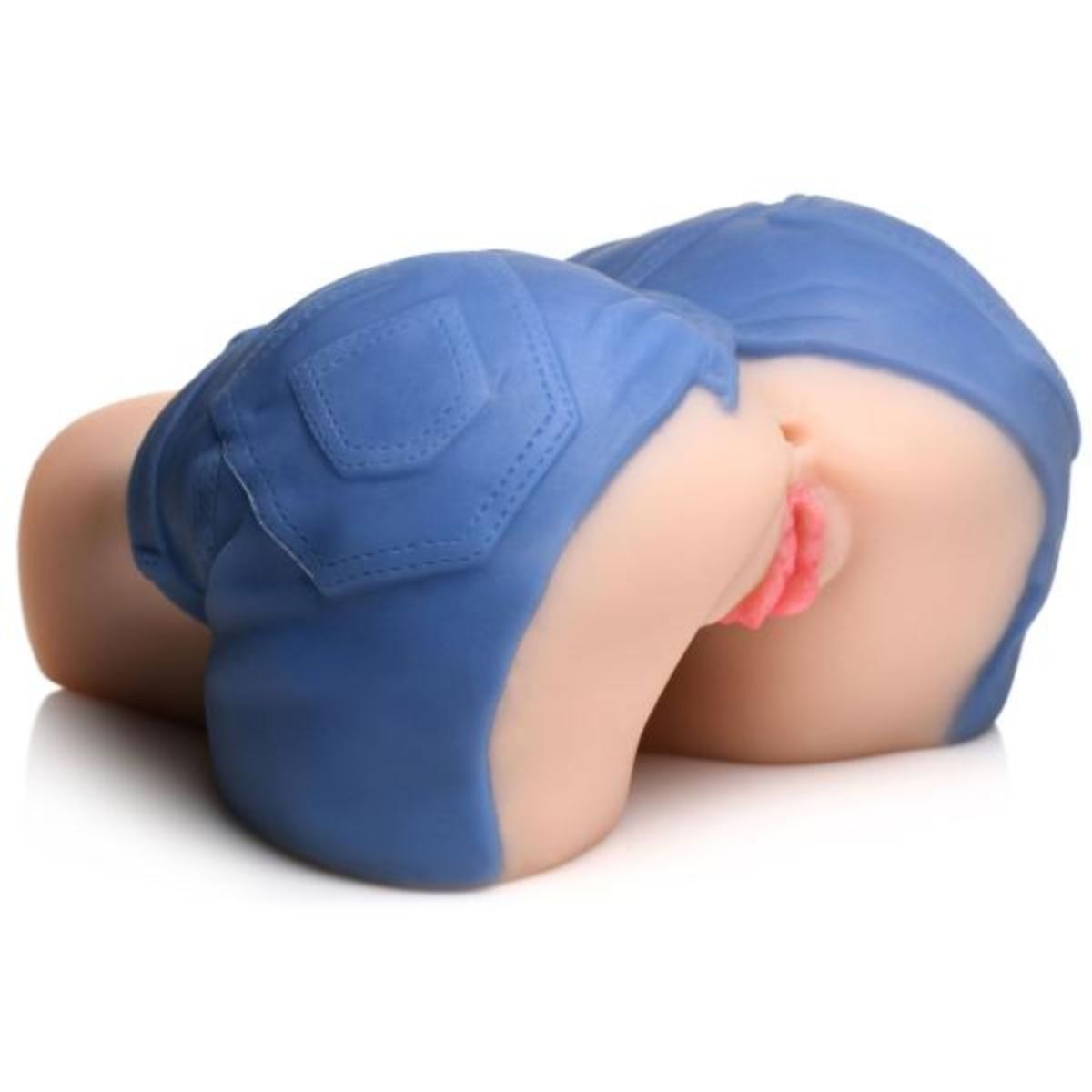 Curve Toys Mistress Denim Shorts Pussy & Ass Masturbator - Simply Pleasure