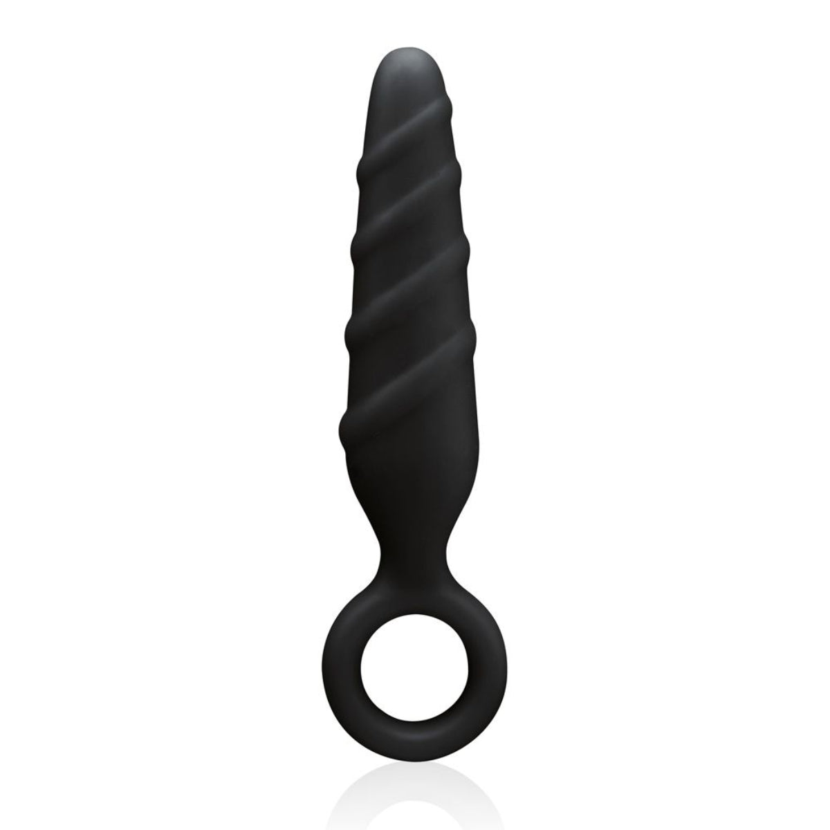 Nanma Dark Stallions Ass Cork Silicone Butt Plug Black 4 Inch