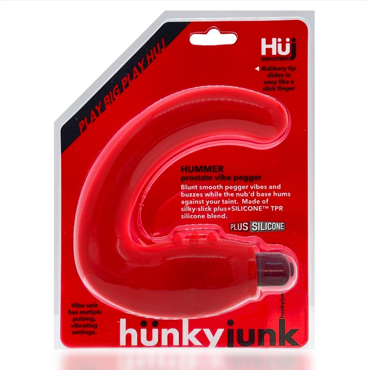 Hunkyjunk Hummer Vibrating Prostate Massager Red