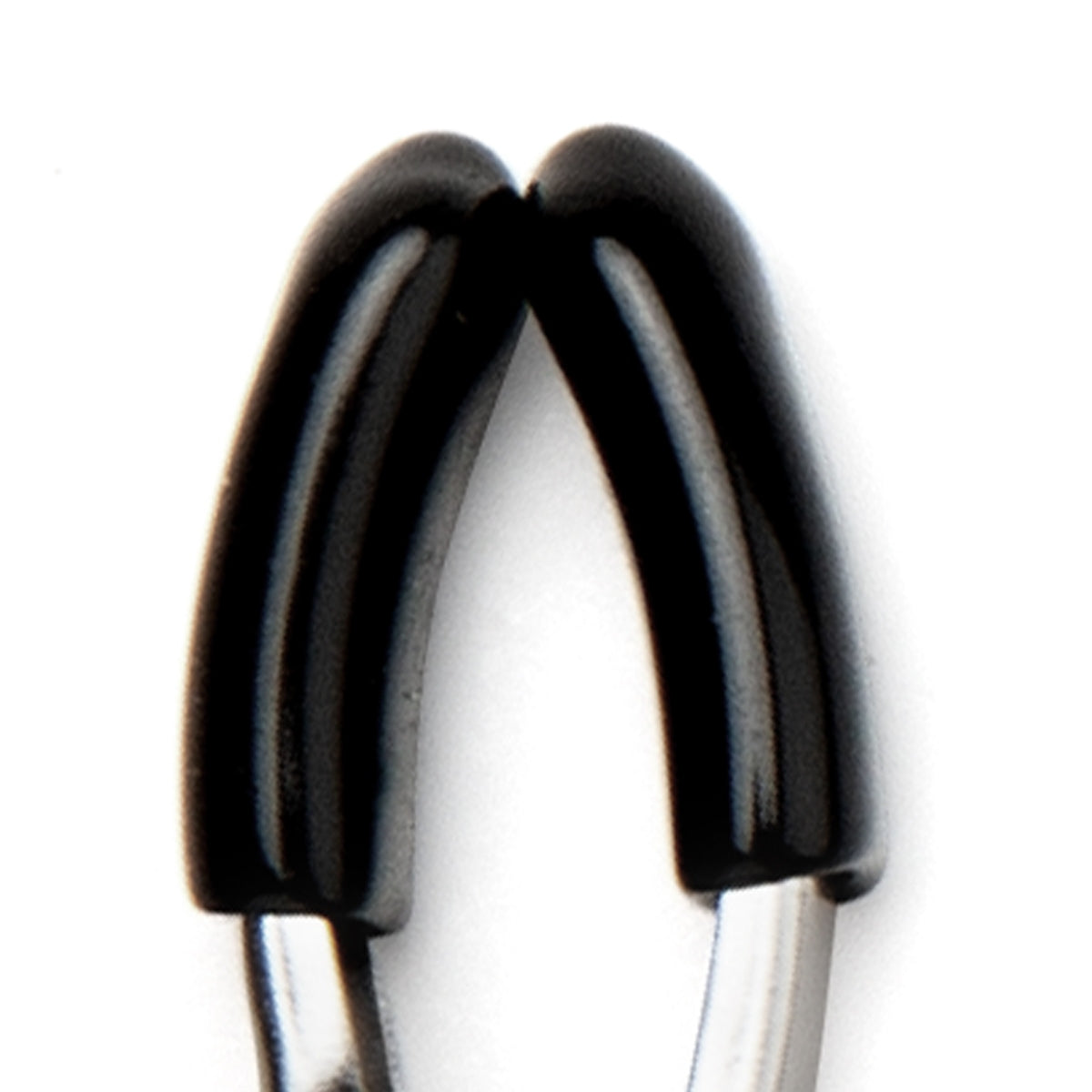 Lux Fetish Adjustable Nipple Clips Black Silver