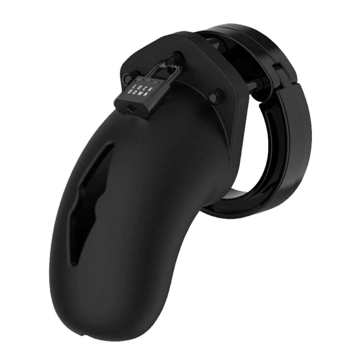 Lockdown Chastity Cage Black Medium - Simply Pleasure