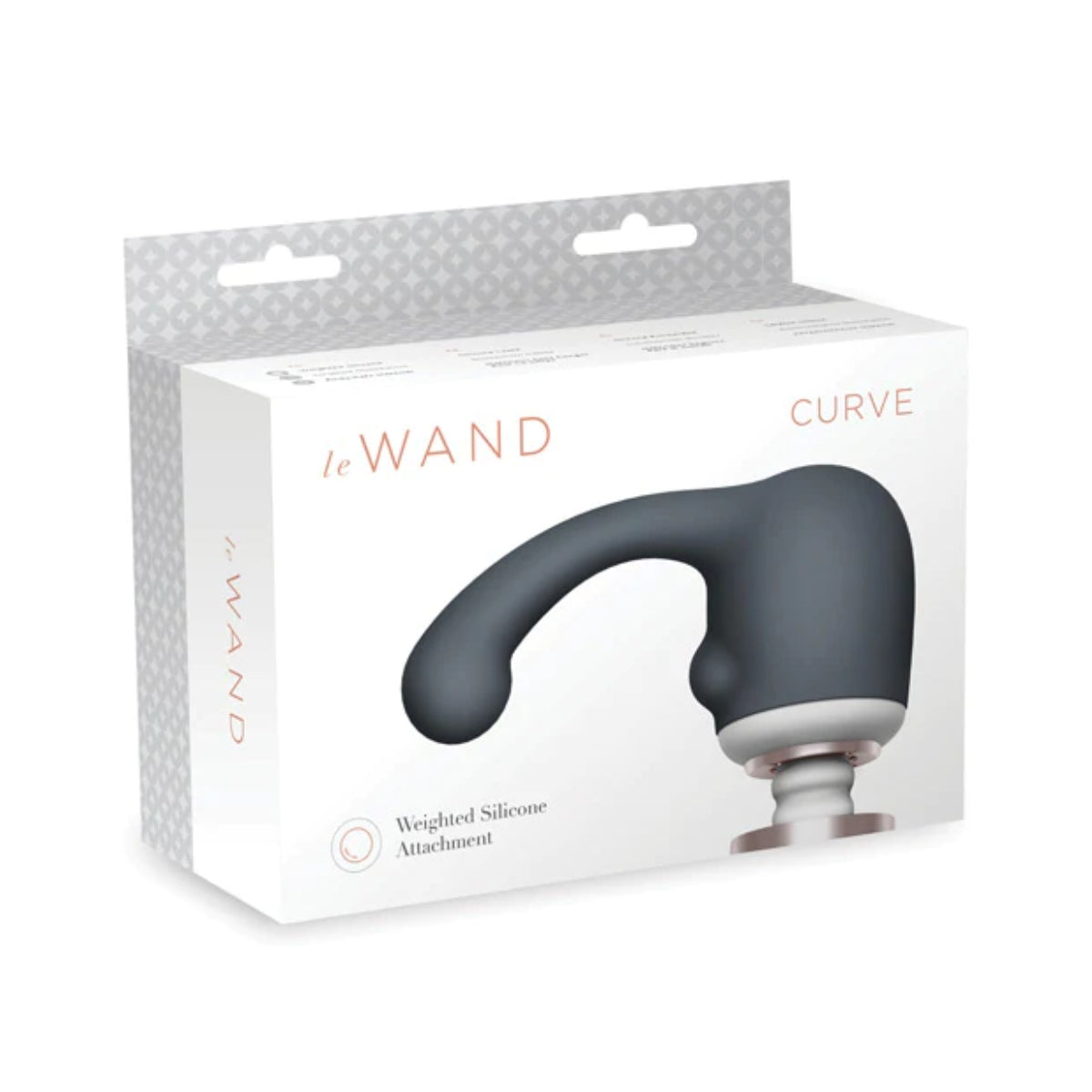 Le Wand Curve Weighted Silicone Attachment Grey