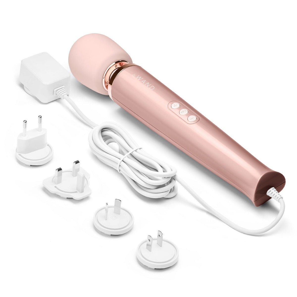 Le Wand Powerful Plug In Wand Massager Rose Gold