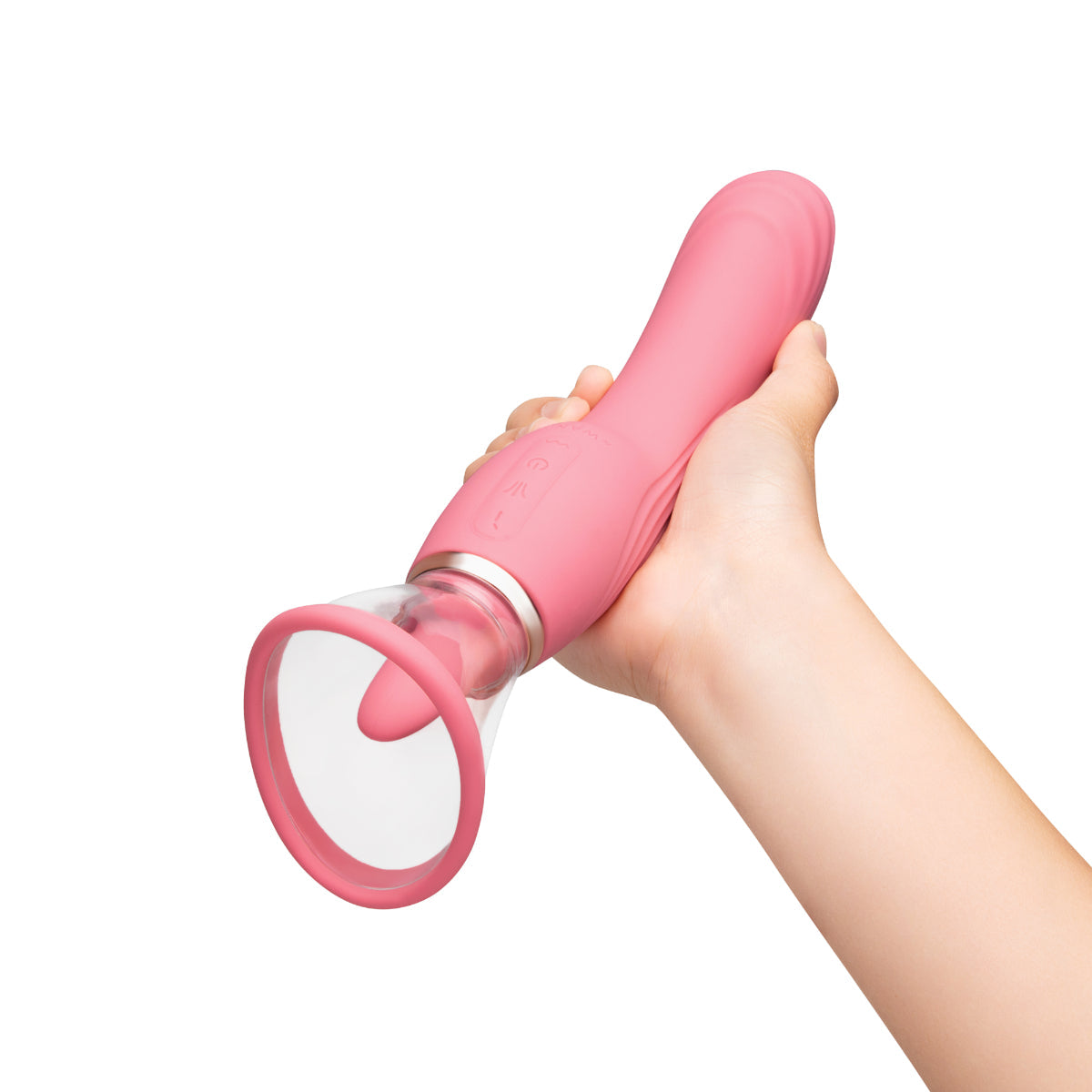 Le Wand Lick Double Ended Vibrator With Tongue Stimulator Pink