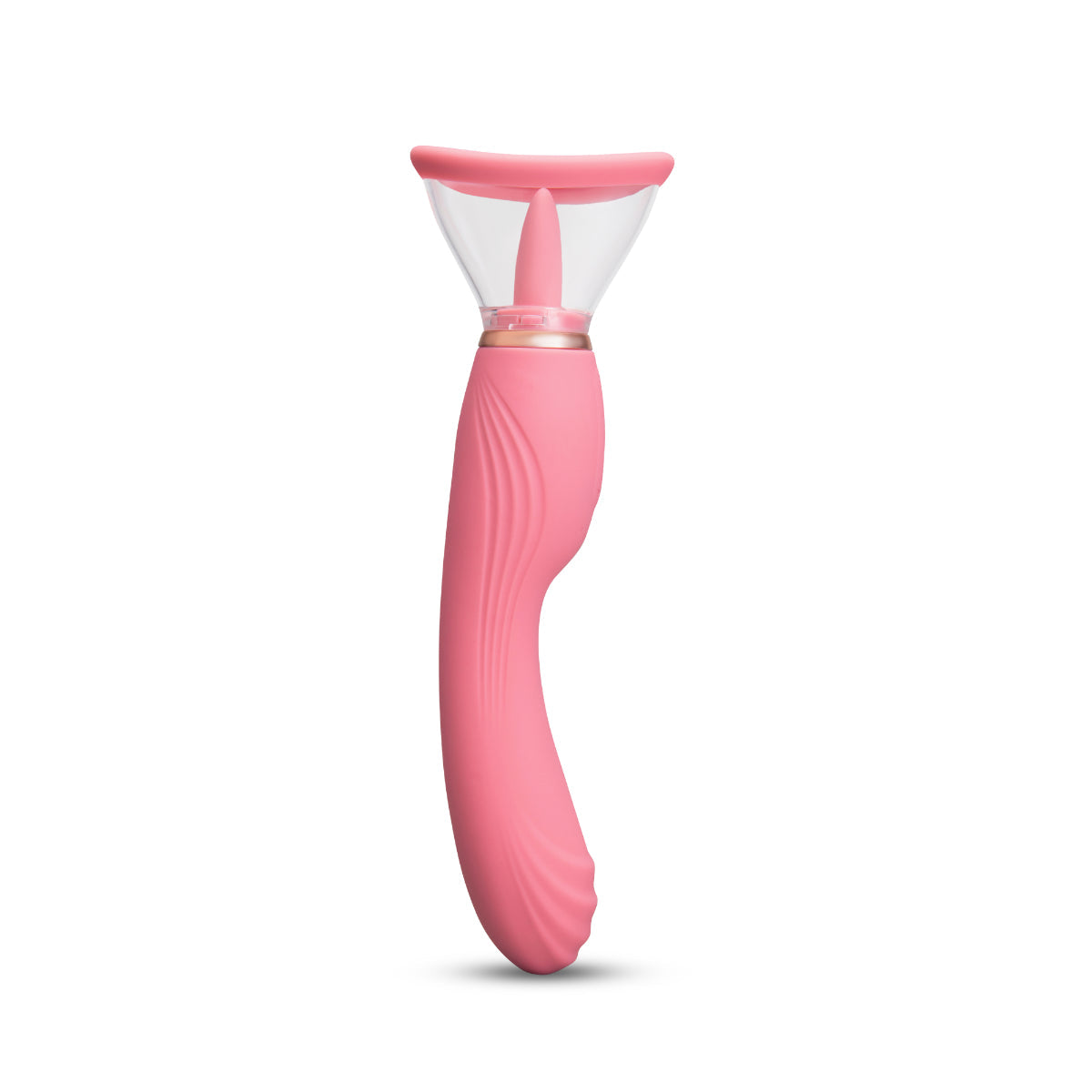 Le Wand Lick Double Ended Vibrator With Tongue Stimulator Pink