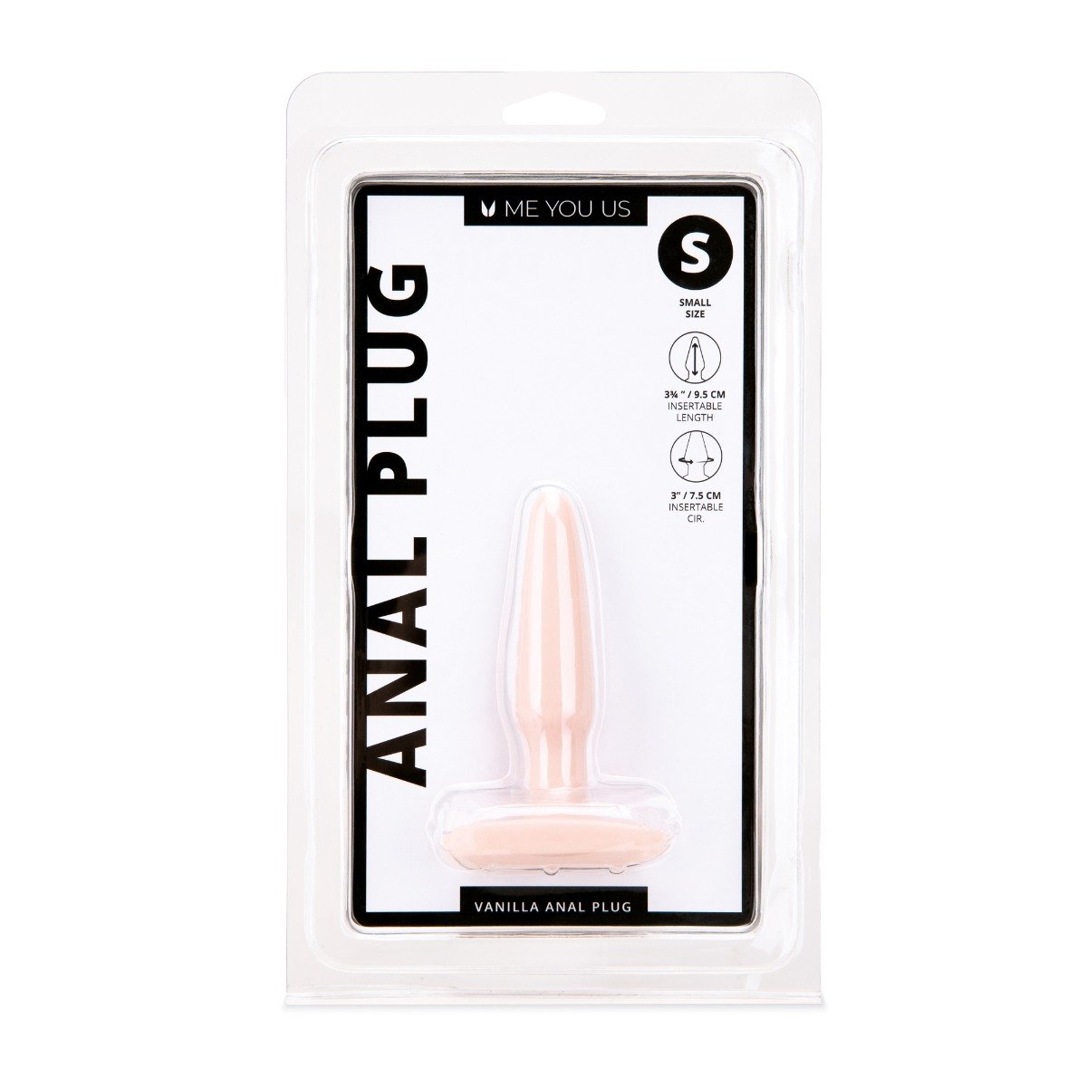 Me You Us Anal Plug Vanilla Small