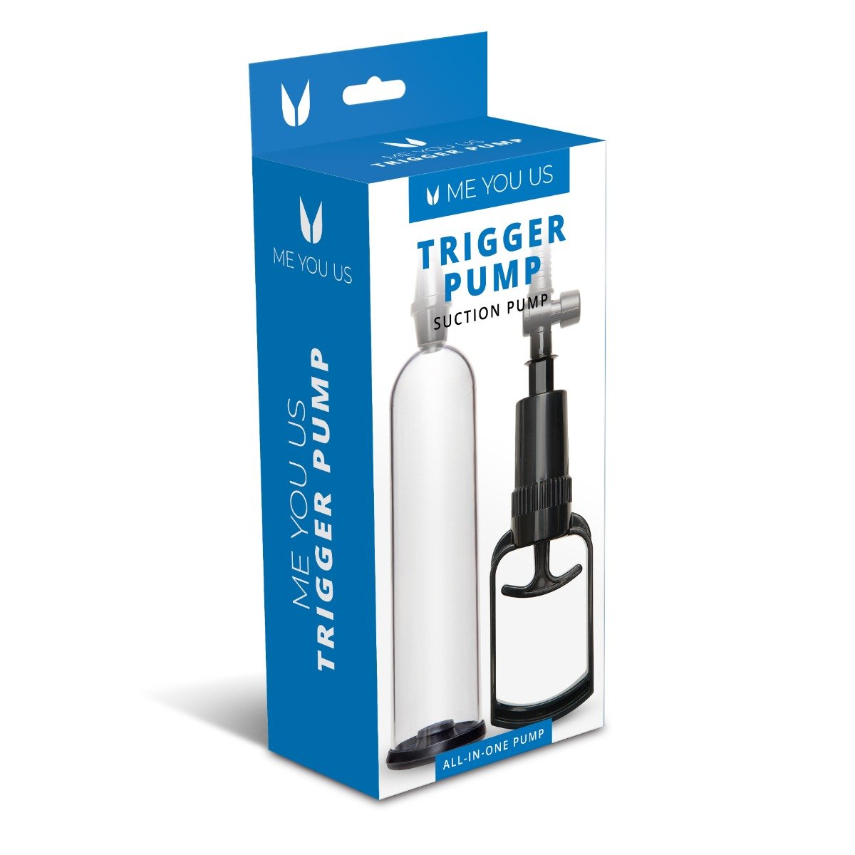 Me You Us Trigger Suction Penis Pump Clear