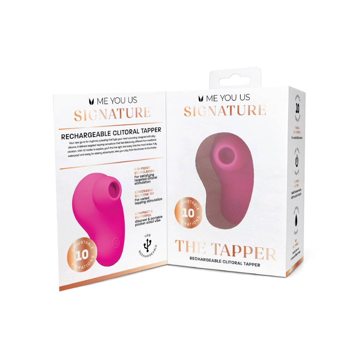 Me You Us Signature The Tapper Vibrator Pink
