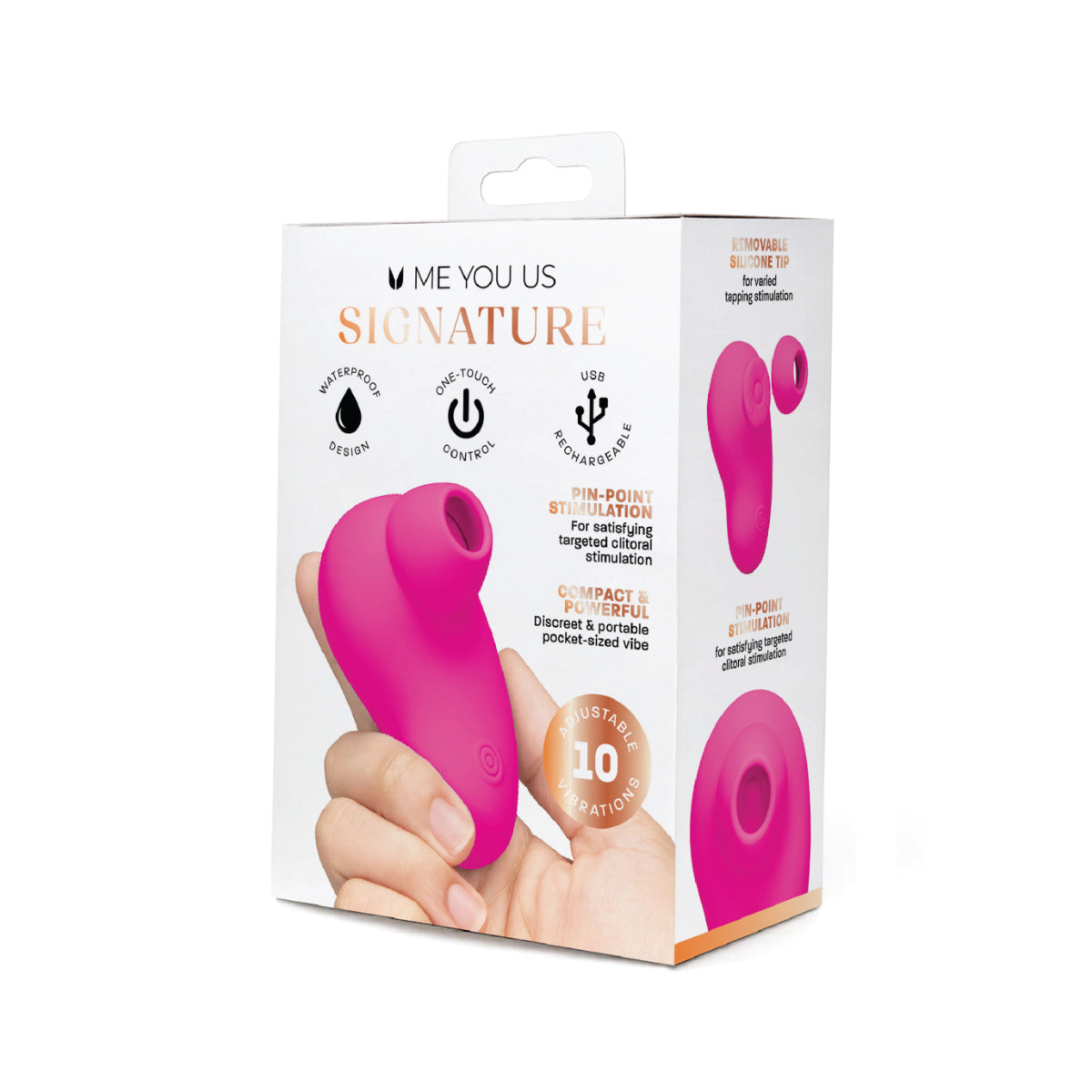 Me You Us Signature The Tapper Vibrator Pink