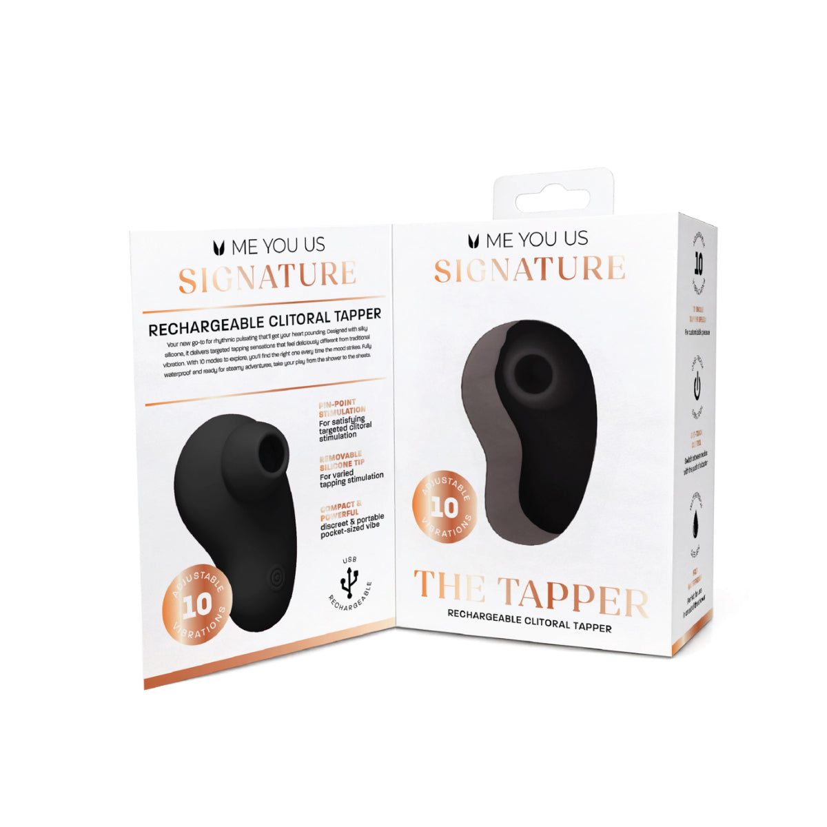 Me You Us Signature The Tapper Vibrator Black