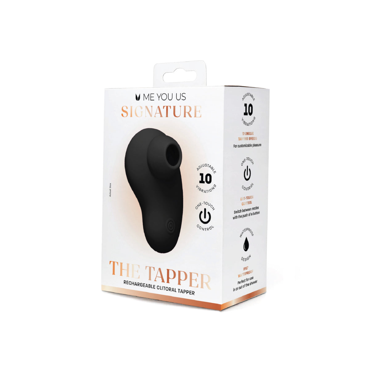 Me You Us Signature The Tapper Vibrator Black