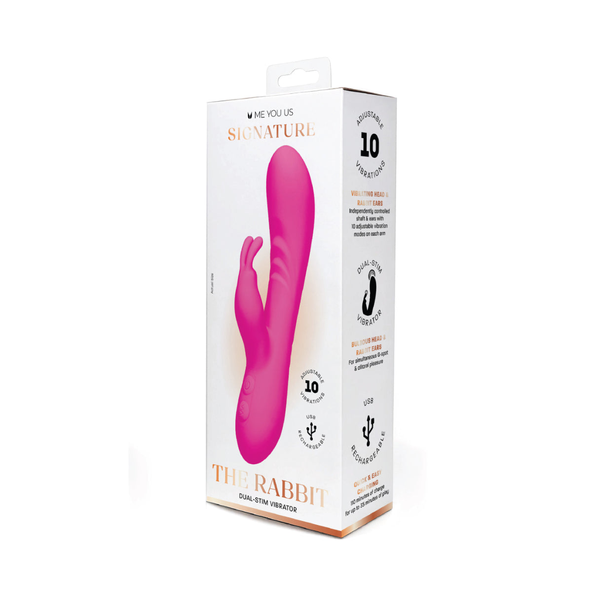 Me You Us Signature The Rabbit Vibrator Pink