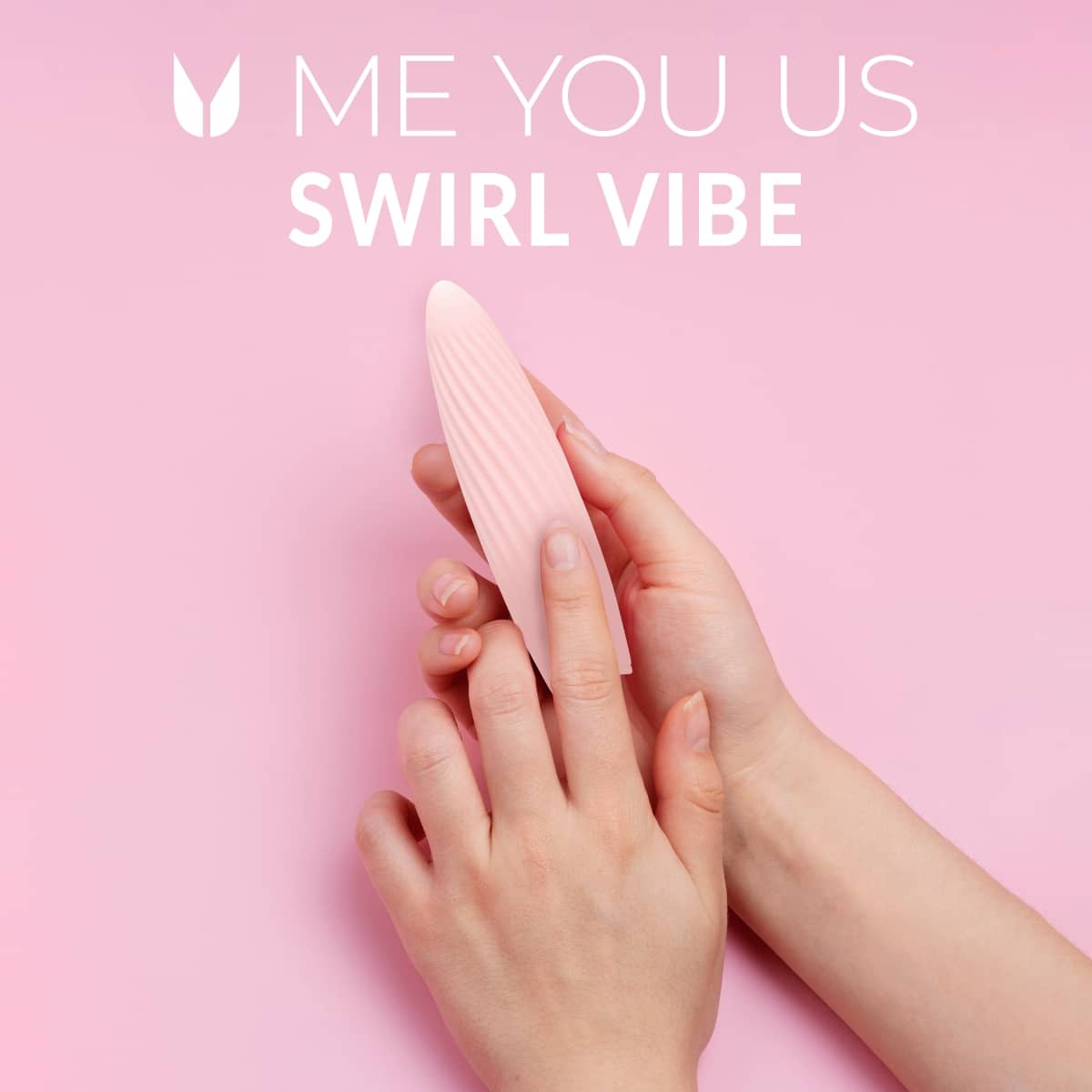 Me You Us Swirl Bullet Vibrator Pink