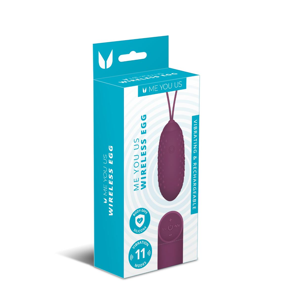 Me You Us Wireless Egg Vibrator Purple