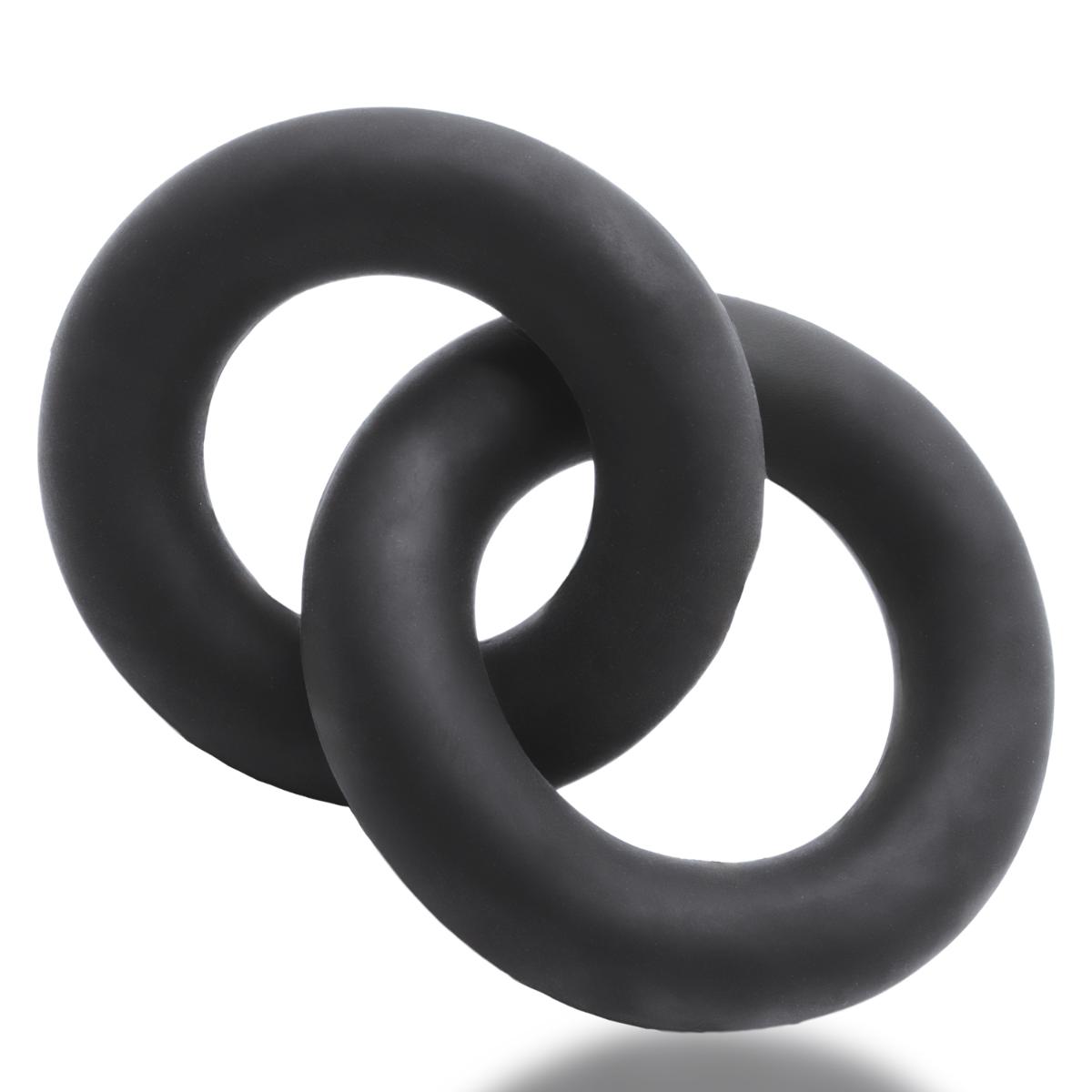Oxballs Shackle Double Linked Cock & Ball Rings Special Edition Night