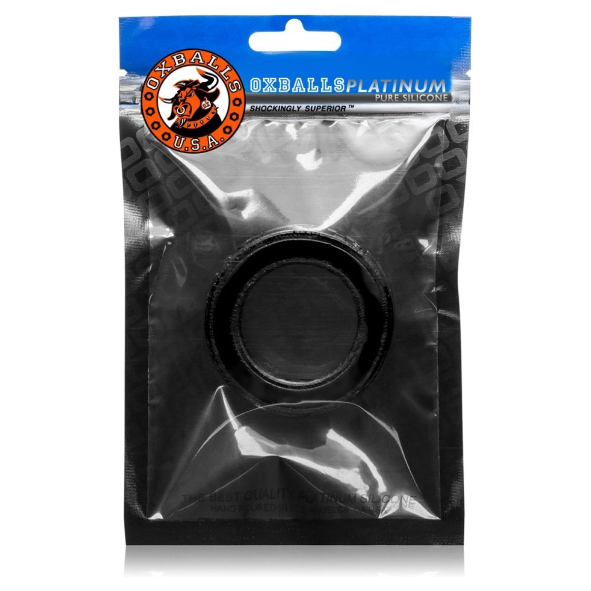 Oxballs Pig Ring Cock Ring Black