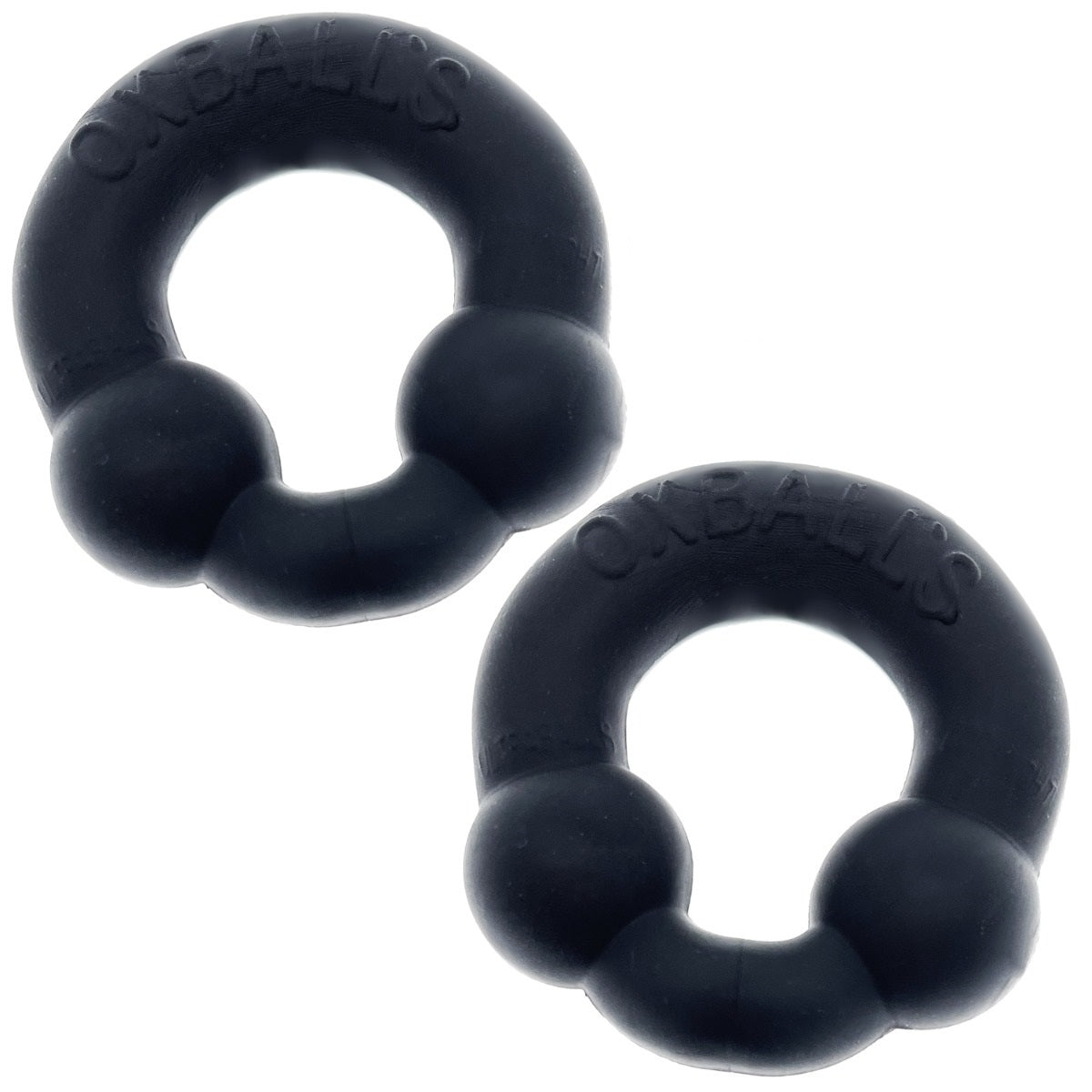 Oxballs Ultraballs Plus Silicone Cock Ring 2 Pack Special Edition Night