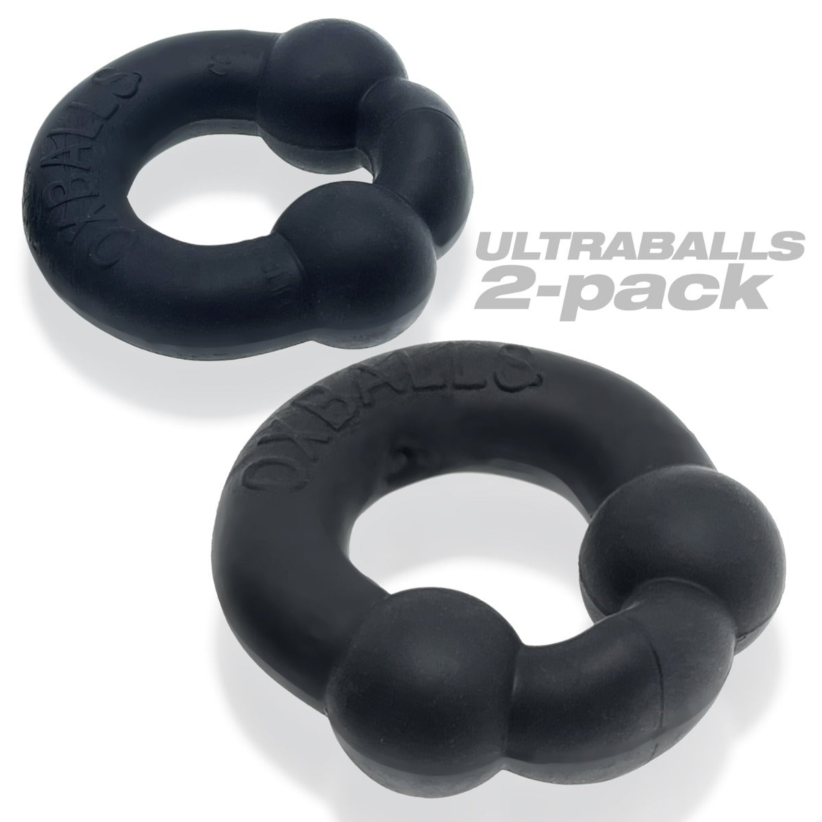 Oxballs Ultraballs Plus Silicone Cock Ring 2 Pack Special Edition Night