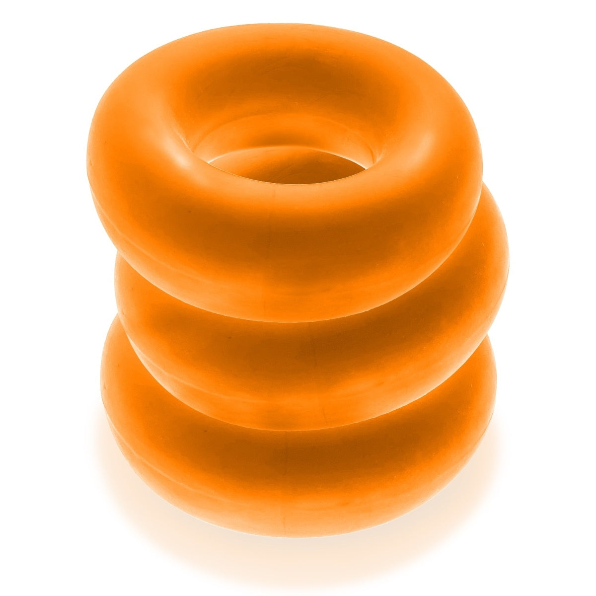 Oxballs Fat Willy Jumbo Cock Rings 3 Pack Orange