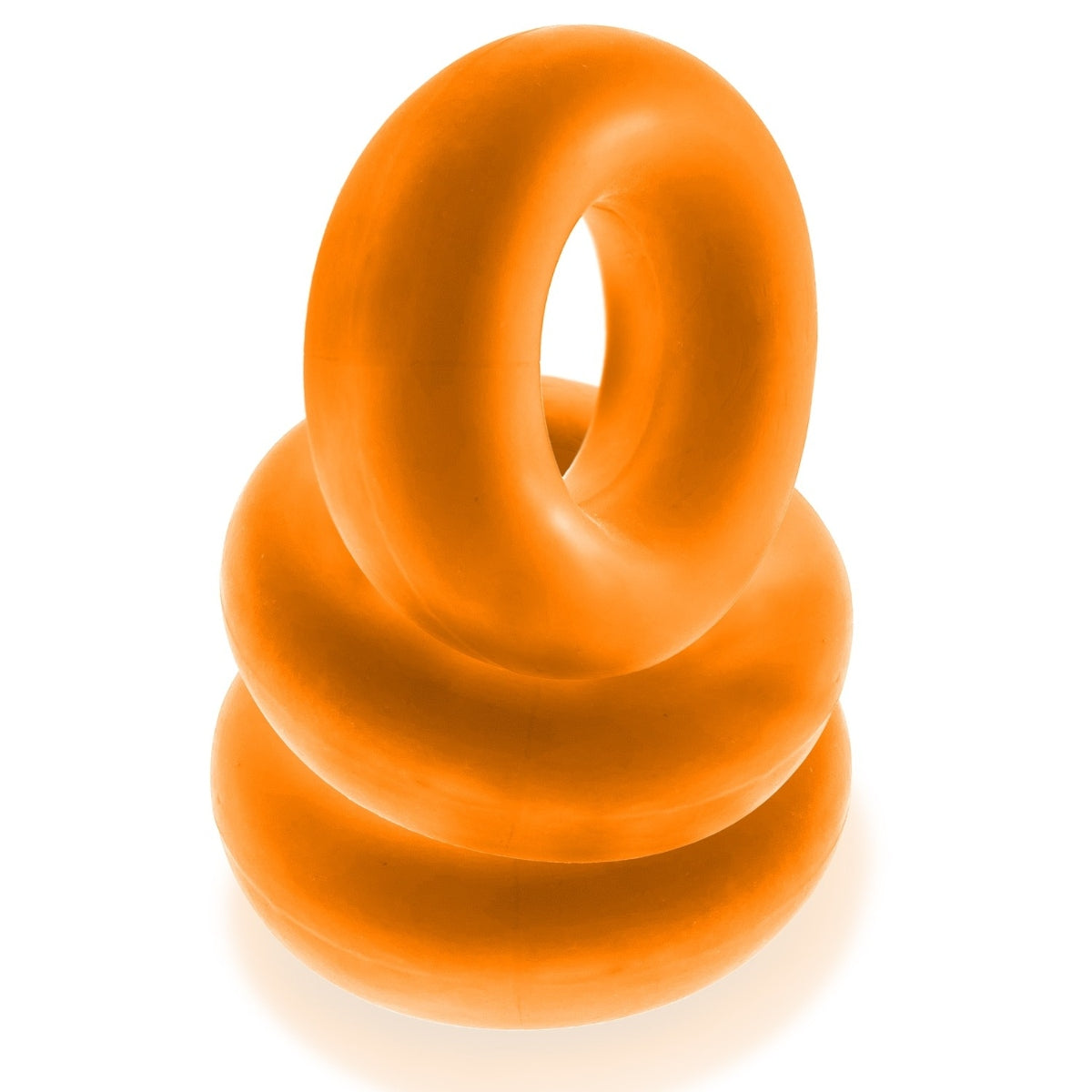 Oxballs Fat Willy Jumbo Cock Rings 3 Pack Orange