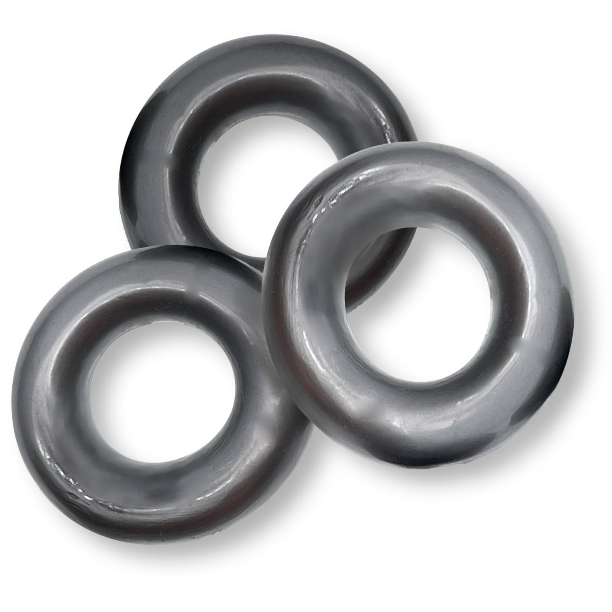 Oxballs Fat Willy Jumbo Cock Rings 3 Pack Steel