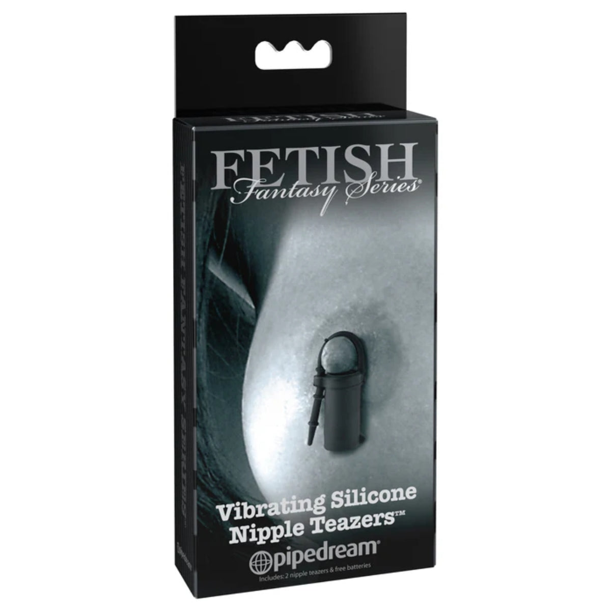 Fetish Fantasy Series Limited Edition Vibrating Silicone Nipple Teazers Black